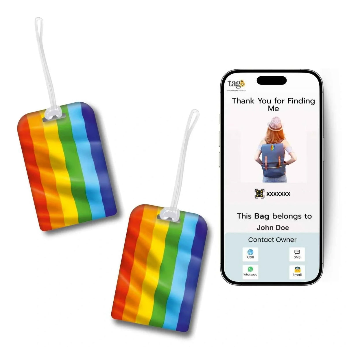 Smart Bag Security Tag - Pride [Pack 2]-0